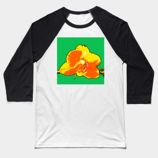Yellow Orchid Baseball T-Shirt
